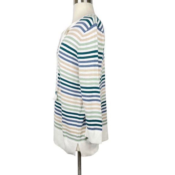 Stitch Fix l Market & Spruce Leila Split Neck Tassel Pullover, Large - Picture 9 of 10